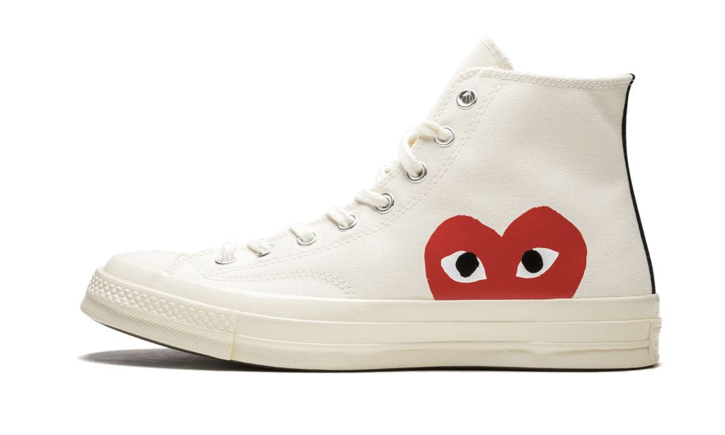Converse Chuck Taylor All Star 70 Hi Comme des Garçons Play White
