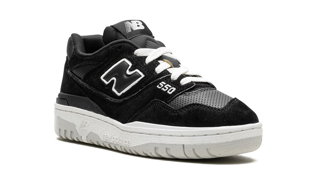 New Balance 550 Black Suede