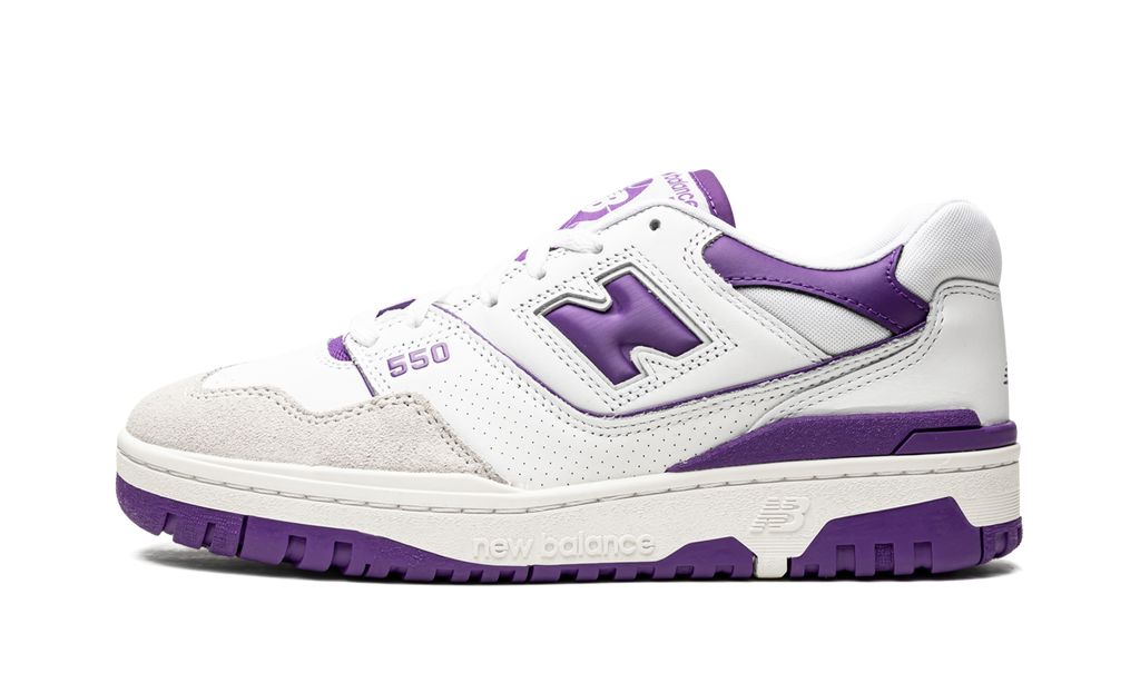 New Balance 550 Purple White