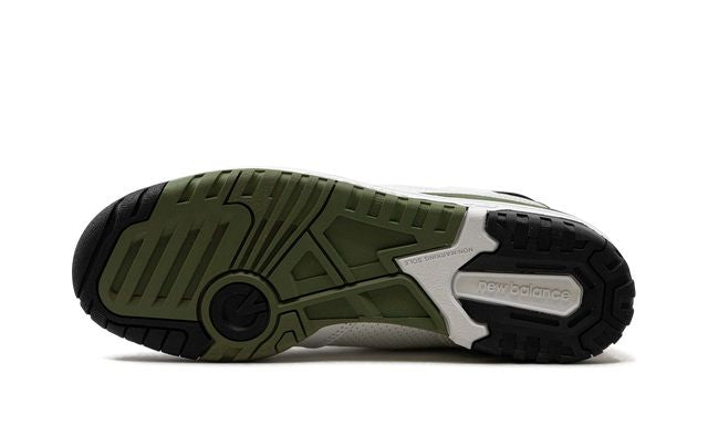 New Balance 550 White / Dark Olivine