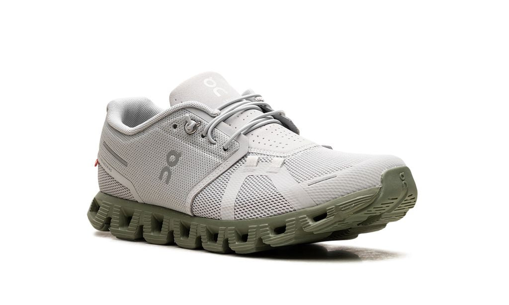On Running Cloud 5 Glacier Grey Reseda Green