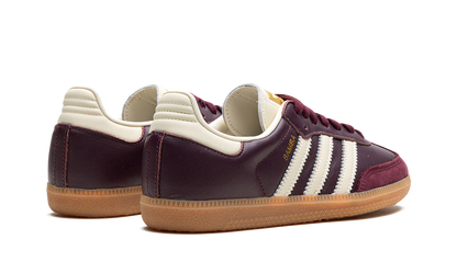 Adidas Samba OG Maroon Gold Metallic