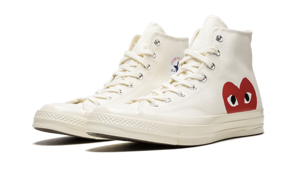 Converse Chuck Taylor All Star 70 Hi Comme des Garçons Play White