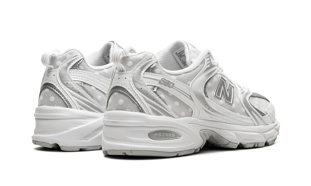 New Balance 530 Silver Metallic Polka Dots