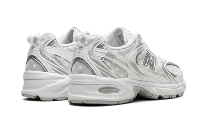 New Balance 530 Silver Metallic Polka Dots