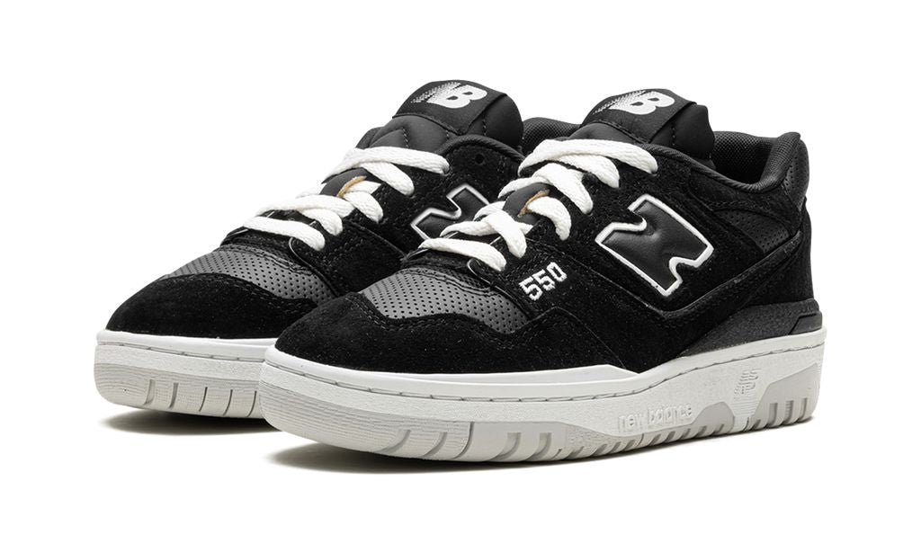 New Balance 550 Black Suede