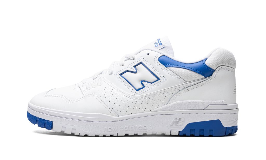 New Balance 550 Wit Kobaltblauw