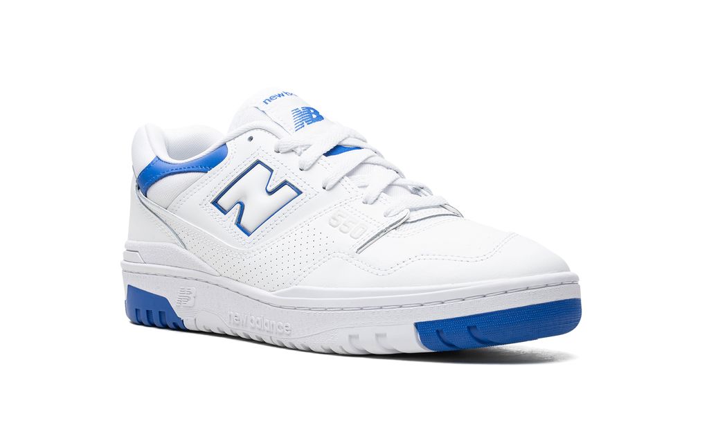 New Balance 550 Wit Kobaltblauw