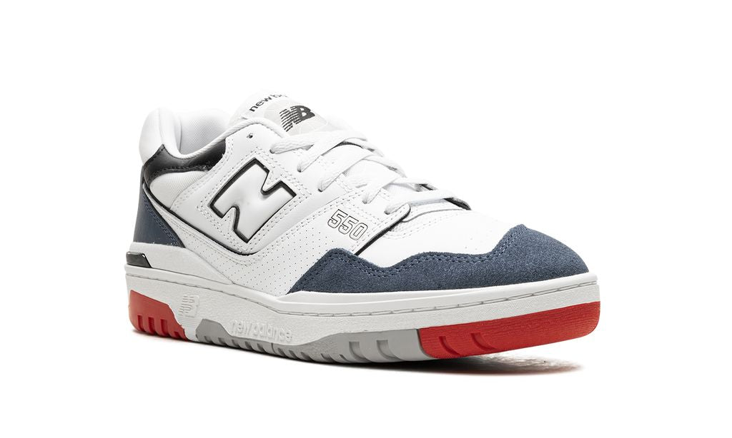 New Balance 550 Wit Marine Rood