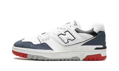 New Balance 550 Wit Marine Rood