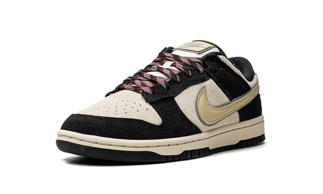 Nike Dunk Low LX Black Suede Team Gold