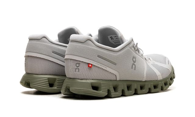 On Running Cloud 5 Glacier Grey Reseda Green