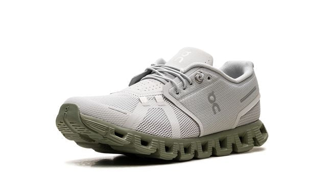 On Running Cloud 5 Glacier Grey Reseda Green