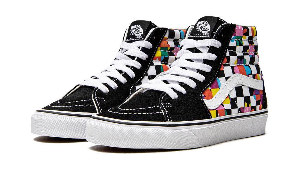 Vans SK8-Hi "Floral Checkerboard"